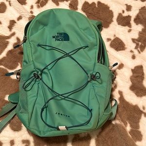 North Face:Jester Luxe backpack color;turquoise